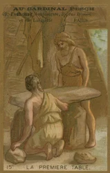 De eerste tafel